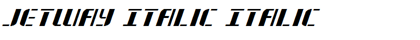 Jetway Italic Italic