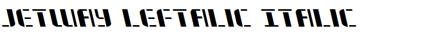 Jetway Leftalic Italic