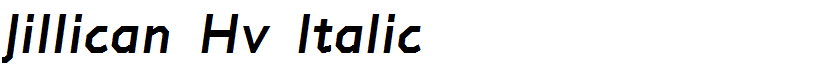 Jillican Hv Italic