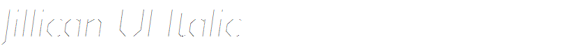 Jillican Ul Italic