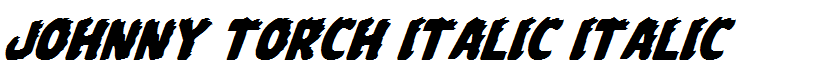 Johnny Torch Italic Italic