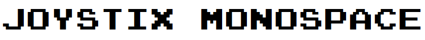 Joystix Monospace