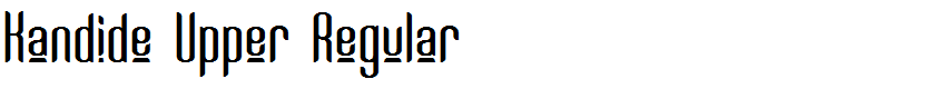 Kandide Upper Regular