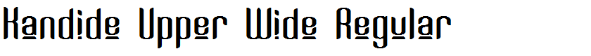 Kandide Upper Wide Regular