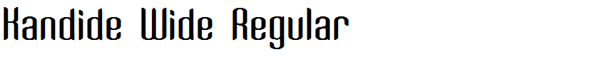 Kandide Wide Regular