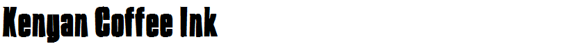Kenyan Coffee Ink