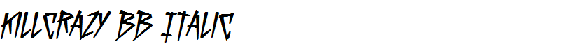 KillCrazy BB Italic