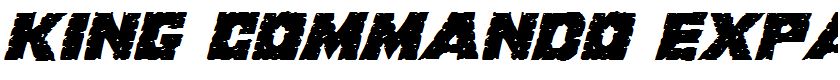 King Commando Expanded Italic Expanded Italic
