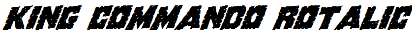 King Commando Rotalic Italic