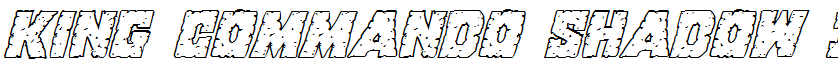 King Commando Shadow Italic Italic
