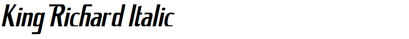 King Richard Italic