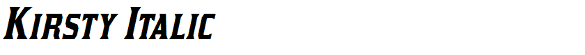 Kirsty Italic