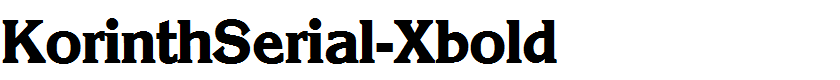 KorinthSerial-Xbold