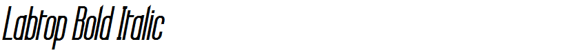 Labtop Bold Italic