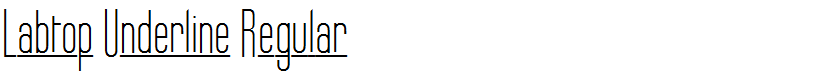 Labtop Underline Regular