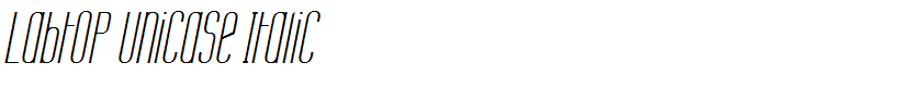 Labtop Unicase Italic