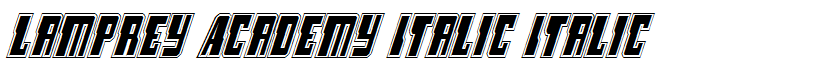 Lamprey Academy Italic Italic