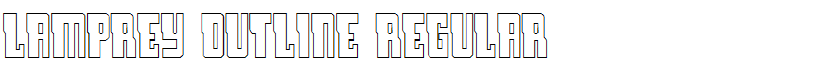 Lamprey Outline Regular