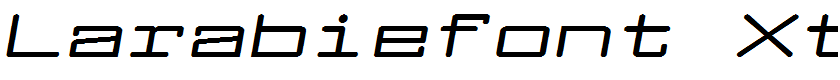Larabiefont Xt Bold Italic