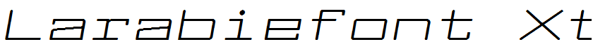 Larabiefont Xt Italic
