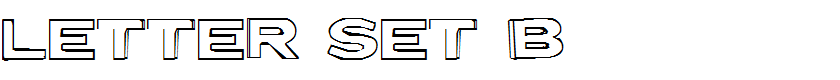 Letter Set B