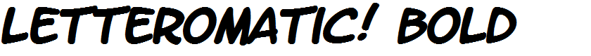 LetterOMatic! Bold