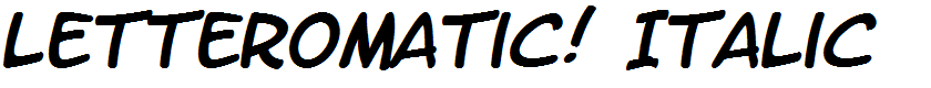 LetterOMatic! Italic