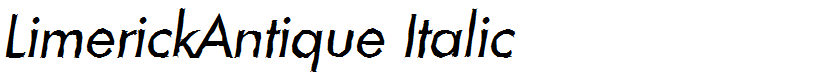 LimerickAntique Italic