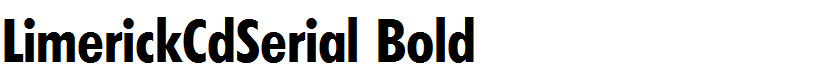 LimerickCdSerial Bold