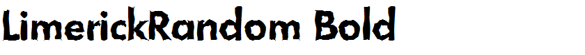 LimerickRandom Bold