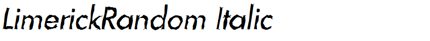 LimerickRandom Italic