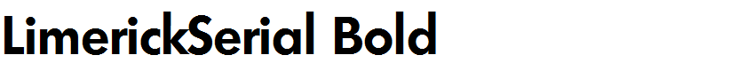 LimerickSerial Bold