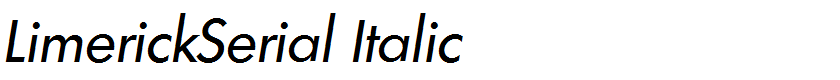 LimerickSerial Italic