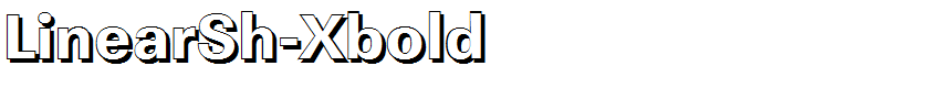 LinearSh-Xbold