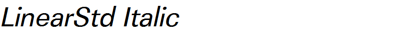 LinearStd Italic