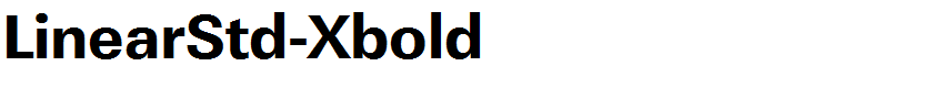 LinearStd-Xbold