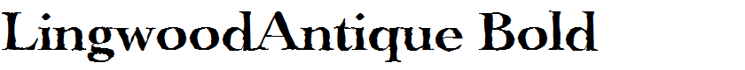 LingwoodAntique Bold