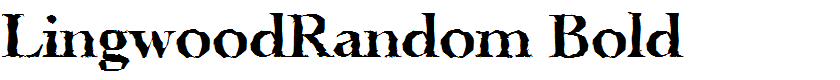 LingwoodRandom Bold