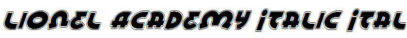 Lionel Academy Italic Italic