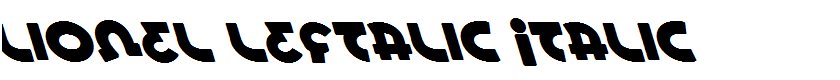 Lionel Leftalic Italic