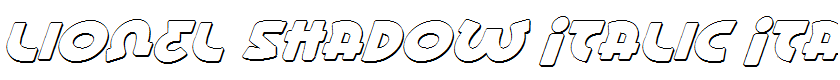 Lionel Shadow Italic Italic