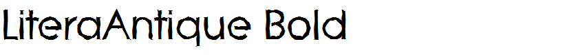 LiteraAntique Bold