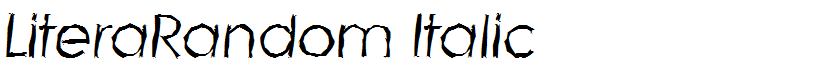 LiteraRandom Italic