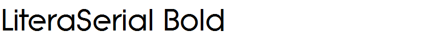 LiteraSerial Bold