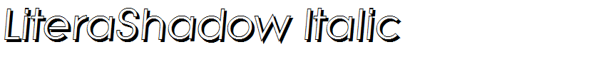 LiteraShadow Italic