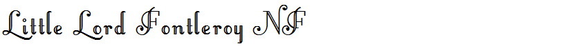 Little Lord Fontleroy NF