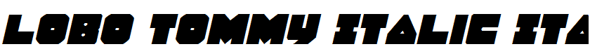 Lobo Tommy Italic Italic