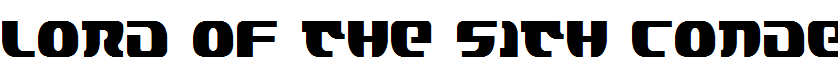 Lord of the Sith Condensed Condensed