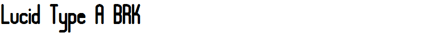 Lucid Type A BRK