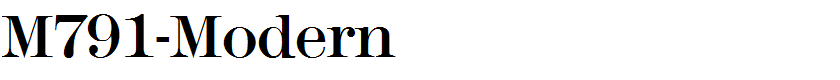 M791-Modern